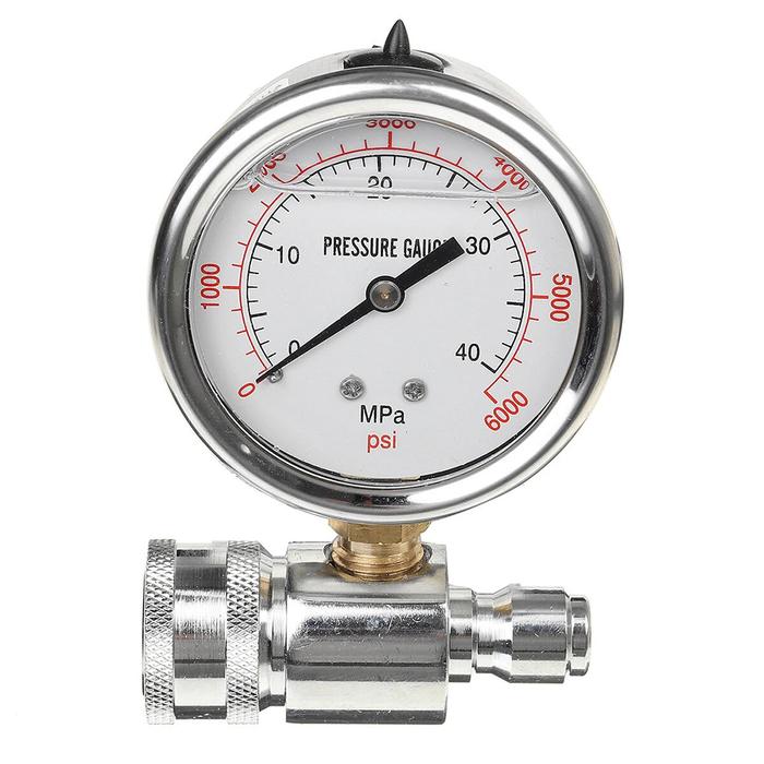 High Pressure Washer Pressure Gauge High Pressure Pump Gauge with