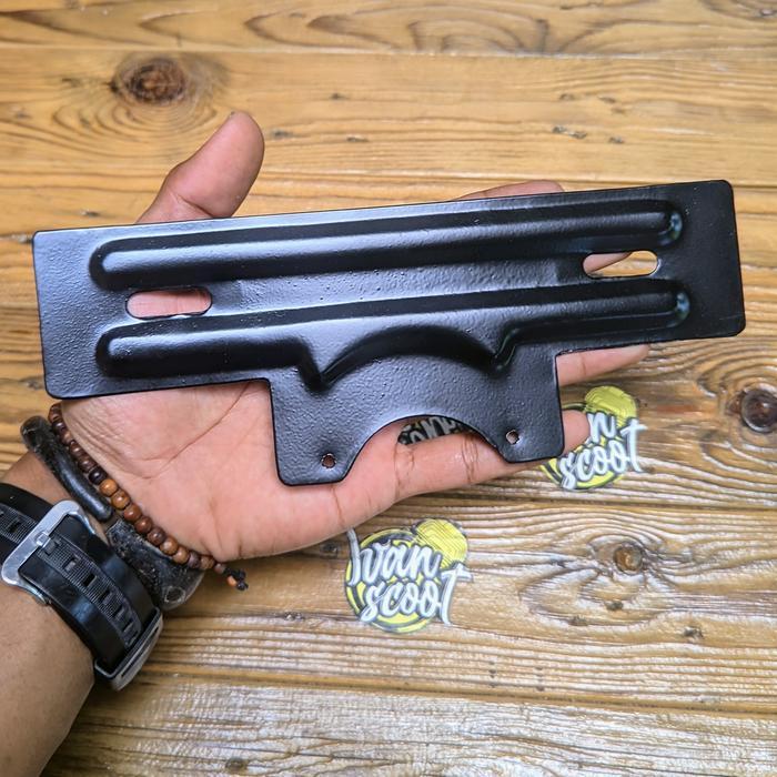 dudukan plat nomor depan vespa vbb super sprint