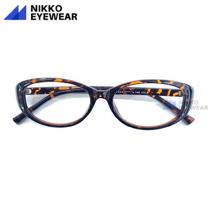 Nikko Eyewear Kacamata 85011 Frame Kaca Mata Anti Radiasi Photocromic Blueray dengan Lensa Anti Radi