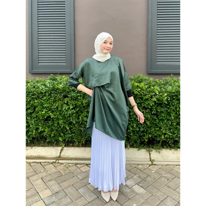 TERLSRISS SILMI KAFTAN - KAFTAN WANITA PREMIUM - KAFTAN PENDEK WANITA - KAFTAN MODERN - KAFTAN TUNIK