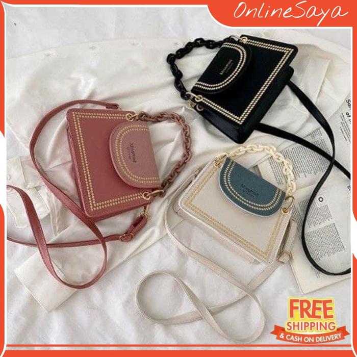 Geva Tas Wanita Xc369 - Tas Import - Tas Jakarta - Tas Slempang - Tas Wanita - Tas !! Miatmait Grb -