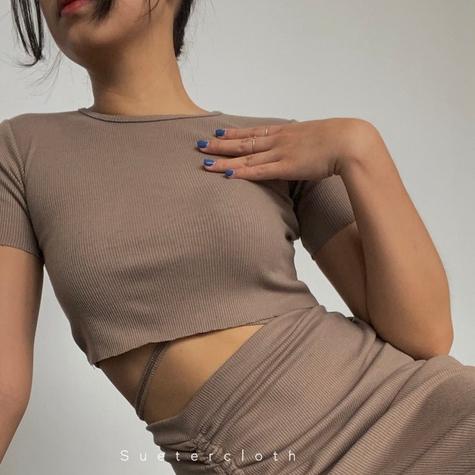 SUETERCLOTH - Flo Knit Set / Set Knit / Set Wanita Casual / Skirt Knit / Shirt Knit