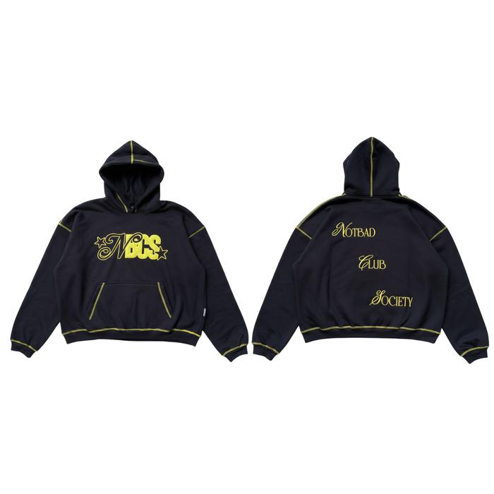 zip hoddie Notbadclub - axel star| Hoodie Zipper Boxy Oversized Leopard