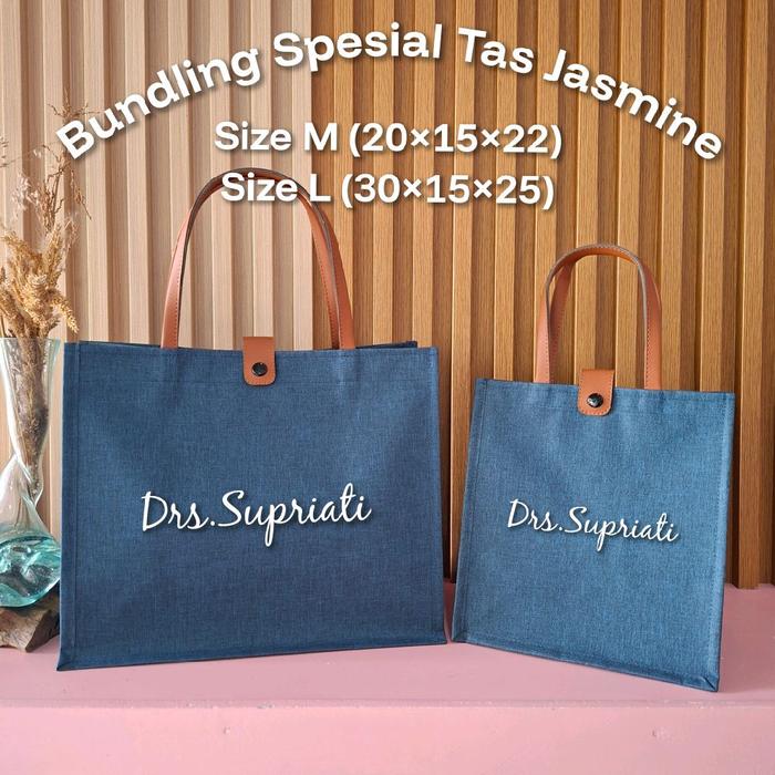 Tas Bundling Jasmine Size M & L / Tas Wanita / Tas Jinjing / Tas 20x15x22 / Tas 30x15x25 / Tas Bingk