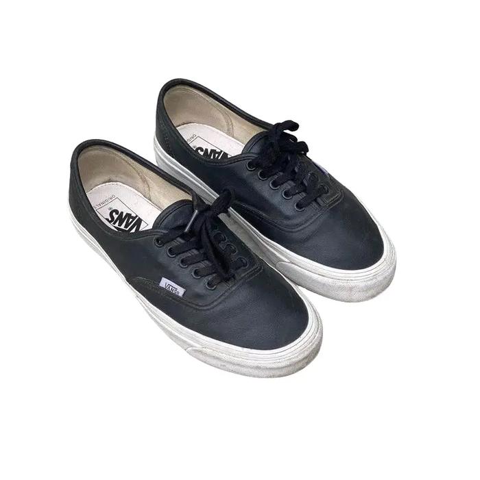 Vans Vault Authentic OG LX Leather Black White