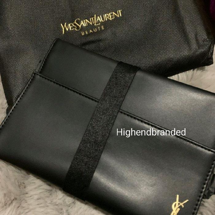 ꕤ   ORI VIP GIFT Y5L Pouch Or Rouge Brush Black Leather Limited Edition