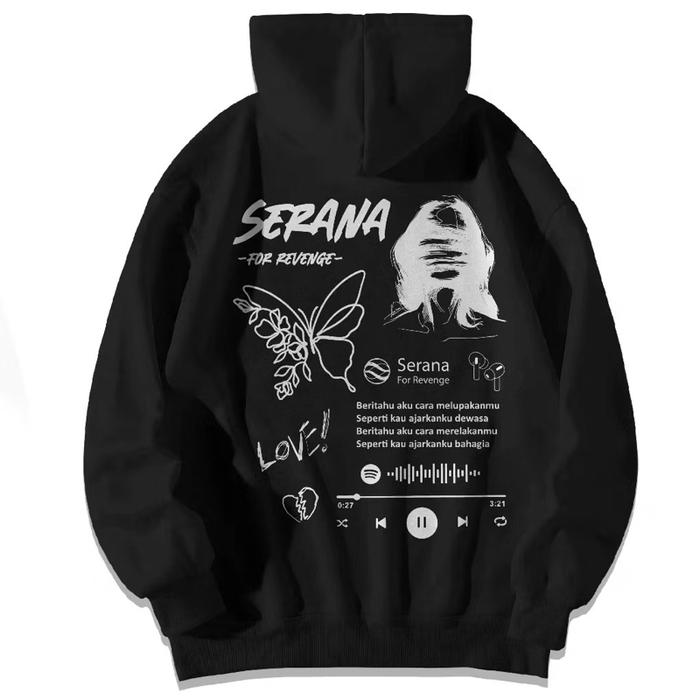 ￼[DTF] HOODIE SERANA FOR REVENGE / HOODIE UNISEX PRIA WANITA UNISEX .~ FREE STIKER