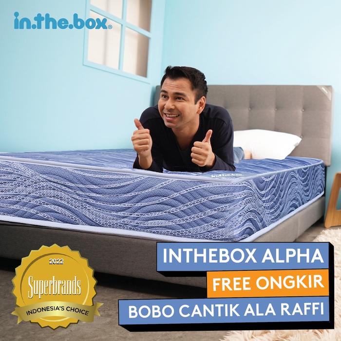 INTHEBOX Alpha Kasur Spring Bed - FREE Bantal | Ukuran Kasur 90x200, 100x200, 120x200, 140x200, 160x