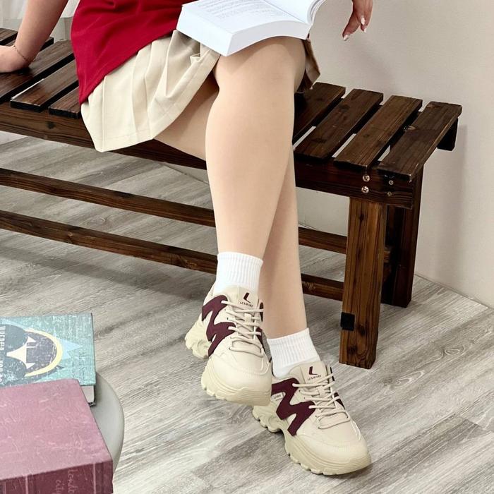 PLK Sepatu Boots Wanita Sepatu Sneakers Fashion Wanita Korean Style Premium Quality LV0272