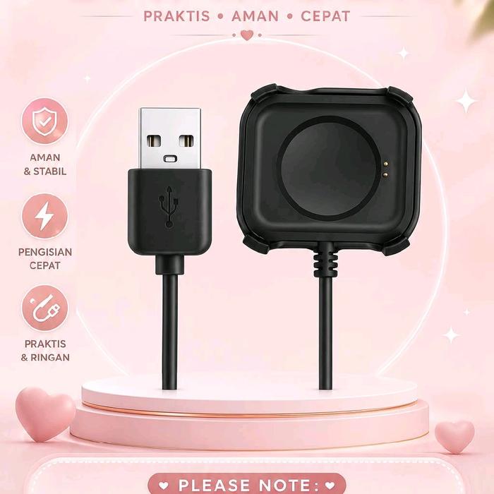 Kabel charger cas smartwatch T500 T55 X7 Fitpro Original