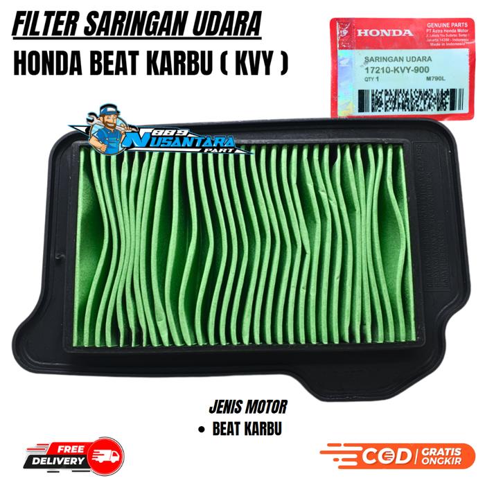 FILTER UDARA BEAT KARBU SCOOPY KARBU SPACY KARBU / SARINGAN UDARA BEAT KVY