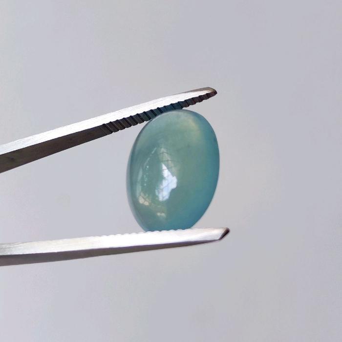 Natural Serpentine 9.45 Carat Oval Cabochon Eye Clean No Treatment Origin Loose Stone 100% Natural G
