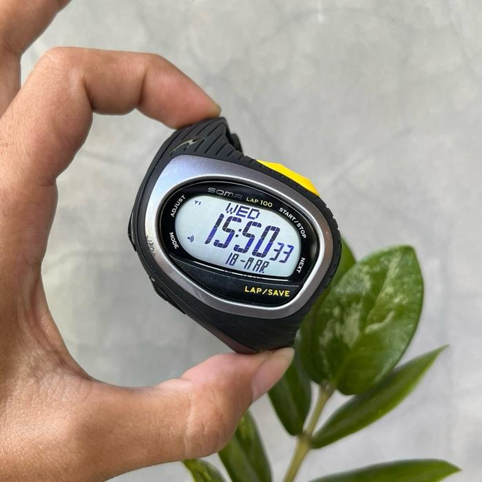 Y2k SOMA Watch Black/Grey Digital, Jam Soma, jam y2k style, not nike triax