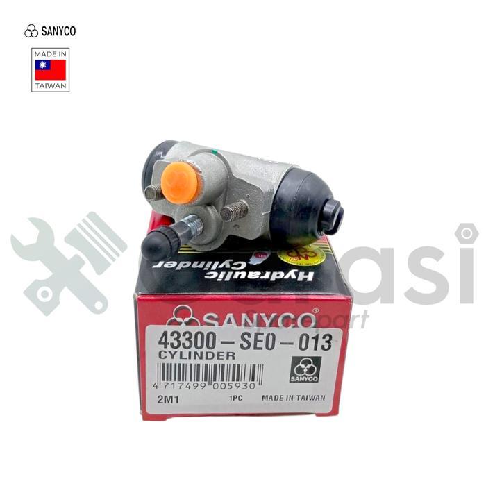 Wheel Cylinder Jazz Gk5 City Gm6 2014-2019 43300-T4G-003 Sanyco Silinder Rem Belakang Ori