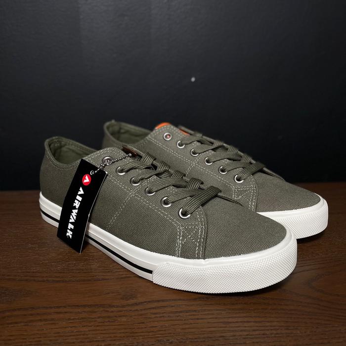 Airwalk Adriel Hijau Sneakers Pria Gaya Kasual Sepatu Sekolah Kerja Stok Terbatas No 40 Harga Murah