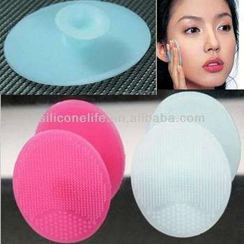 Cleansing Pad Scrub Cuci Muka - Cleansing pad facial brush silikon pembersih wajah