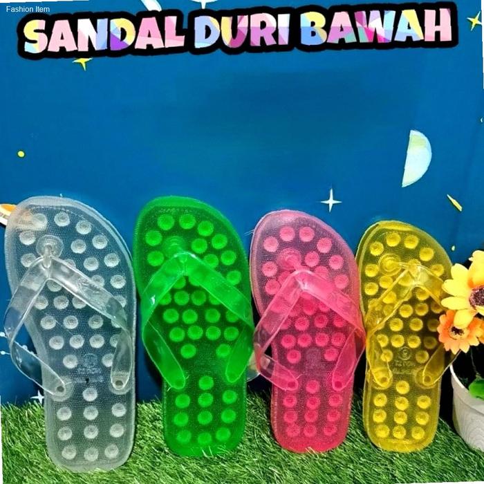 Sandal duri bawah / Sandal anti licin /Sendal jepit / Sandal pria dan Wanita / Sandal kesehatan refl