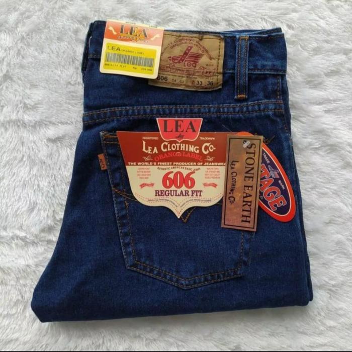 CELANA PRIA DEWASA STANDAR JEANS LEA BANDUNG PREMIUM BAHAN NON STRET CELANA PANJANG COWOK DEWASA LEA