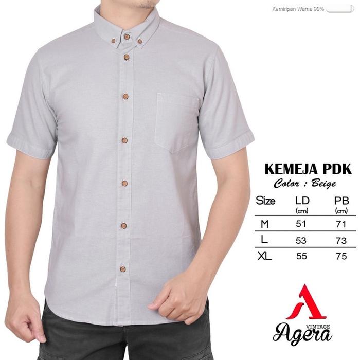 KEMEJA LENGAN PENDEK AGERA VINTAGE