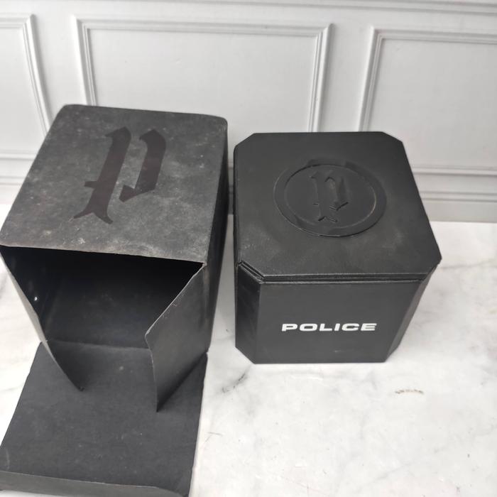 Box Kotak Jam Police Second Original