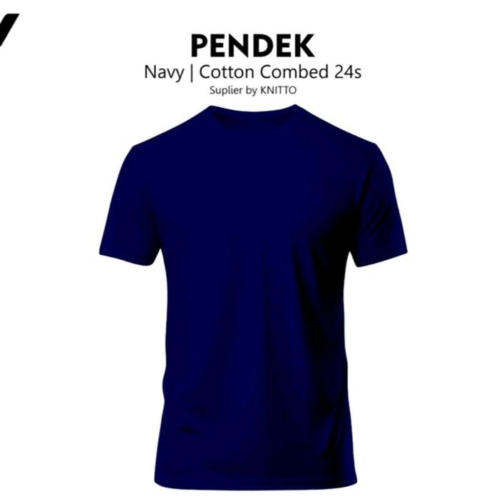 KAOS KATUN KNITTO 24S NAVY