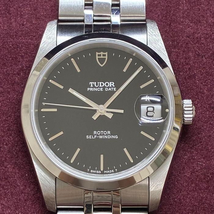 Rare Tritium Dial Tudor Prince Date 74000 Excellent Condition Fullset