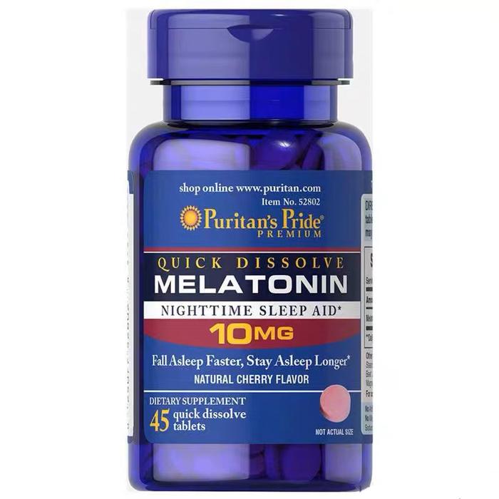 Melatonin 10 mg stroberi 45 tablet Melatonin tablet