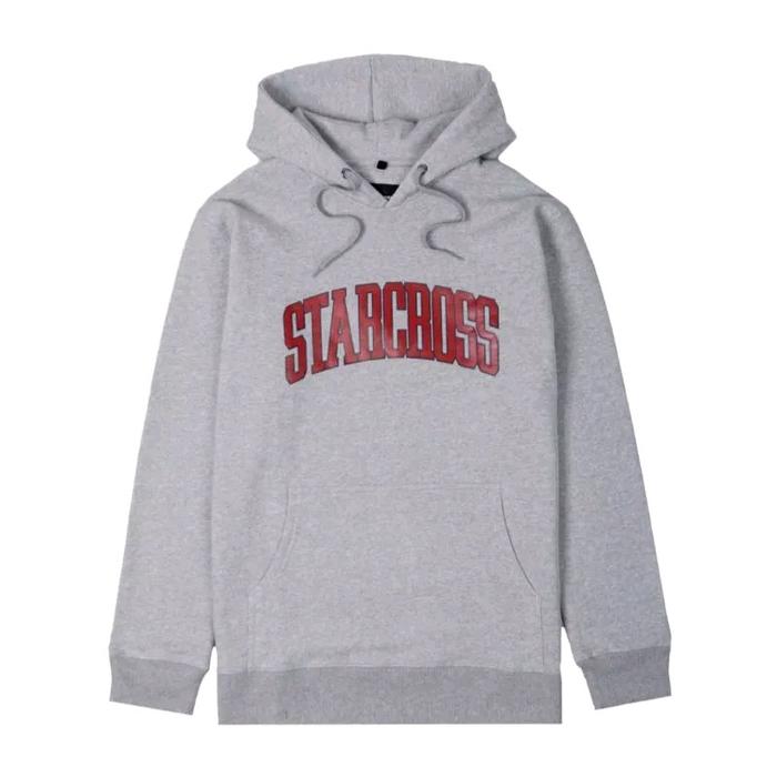Sweater Hoodie Abu Misty Starcross Unisex Distro Tebal Fleece Dewasa Pria Wanita