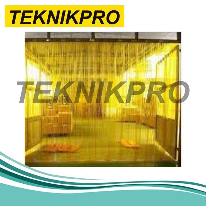 TIRAI PLASTIK / TIRAI PVC/CURTAIN Warna Kuning (CUSTOM)