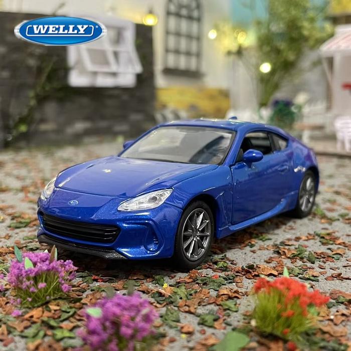 WELLY 1:36 SUBARU BRZ Coupe Alloy Sports Car Model Simulation Diecast