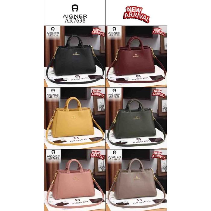Termurah !! JP AR7638 NEW AIGNER Modelista Like Original Soft Clemence Leather AR7638 TAS BATAM