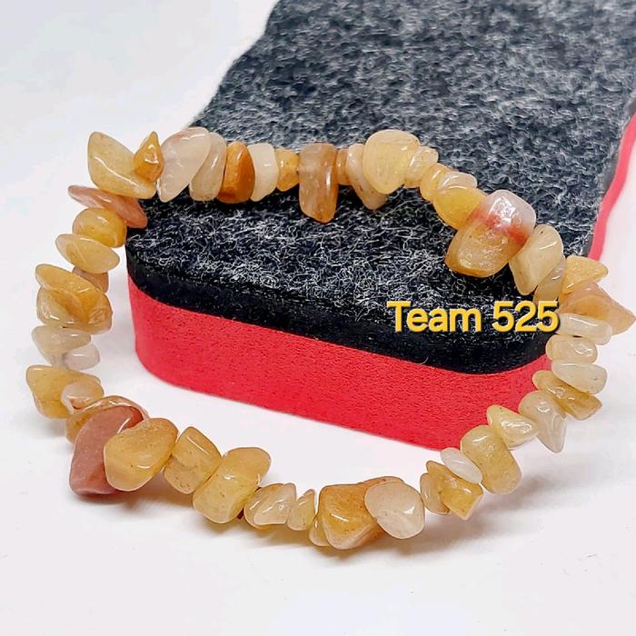 Gelang batu kerikil mg mani gajah asli calcite original gelang pria wanita dewasa