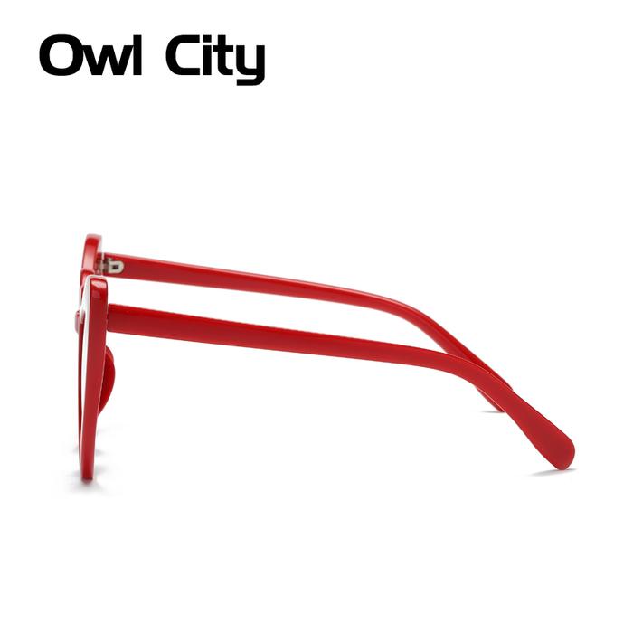Owl City Heart Sunglasses Women Vintage Red Hearts Shaped Sunglass Ladies Retro Brand Designer Eyewe