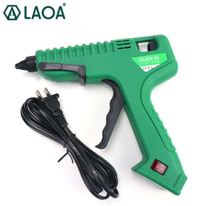 LAOA Hot Melt Glue Gun Set with Bag 40-100W Thermo Electric Adhesive Gun Hot Glue Gun Adhere PU Flow