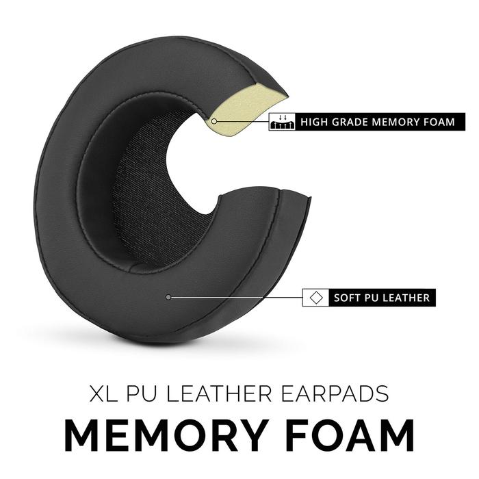Busa Headset Earpad Earcup Busa Ear Cushion Earmuff Headphone Replacement 50mm 55mm Universal