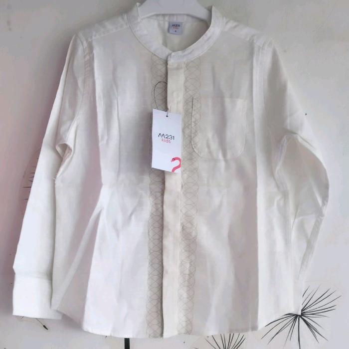 Koko Putih Anak Laki M231 - Baju Muslim Anak Laki-laki