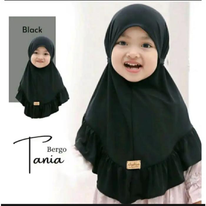jilbab anak TK hijab anak instan kerudung sekolah anak muslim terbaru tania rempel 3 4 5 6 7 tahun B