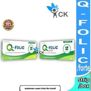 PROMO GUYS Q-FOLIC Q FOLIC FORTE box isi 30 / strip - suplemen asam folat bumil PREMIUM