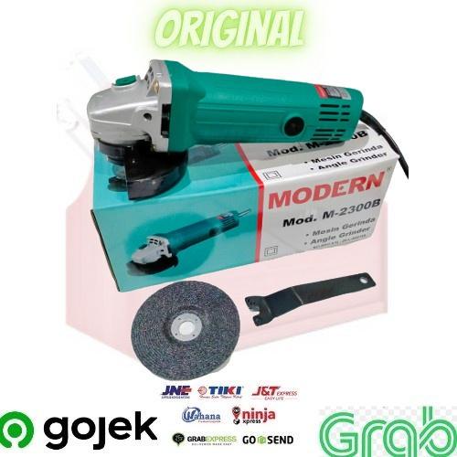 MODERN M-2300 B Gerinda Tangan 4 Inch Angle Disc Grinder Gurinda Grinda Listrik Mesin M2300B M-2300B