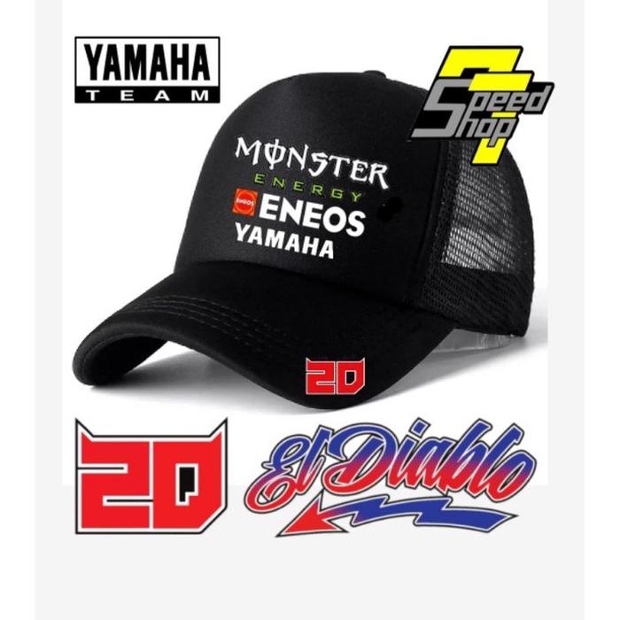 TOPI TRUCKER JARING MONSTER ENERGI ENEOS YAMAHA