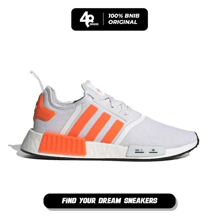 Sepatu Sneakers Pria Adidas NMD R1 Orange (HQ4463) Original