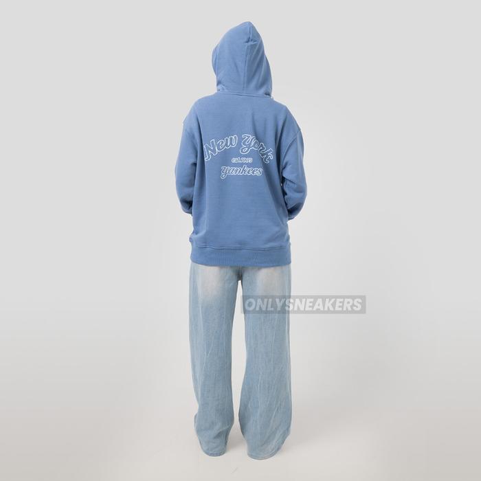 MLB NEW YORK YANKEES VINTAGE VARSITY SPORTIVE BLUE HOODIE