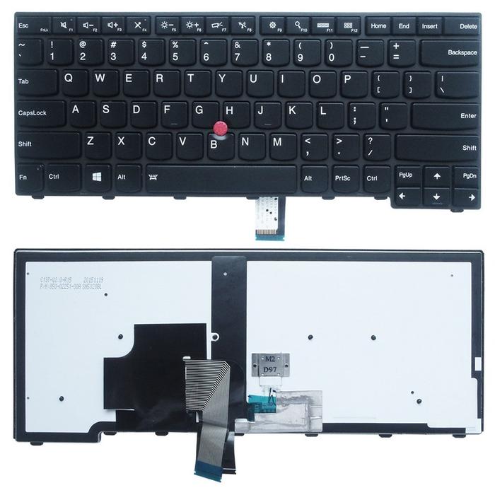 Baru US Keyboard Backlit untuk Lenovo ThinkPad L440 L450 L460 L470