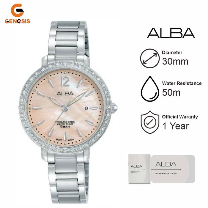 Jam Tangan Wanita Alba Terbaru Anti Air Original Bergaransi 1 Tahun Resmi - AH7S19 / Jam Ori / Jam T