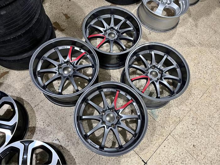Velg Celong Ring 18 Seken CE28 Lebar 9.5 Pcd 5X114.3 Grey