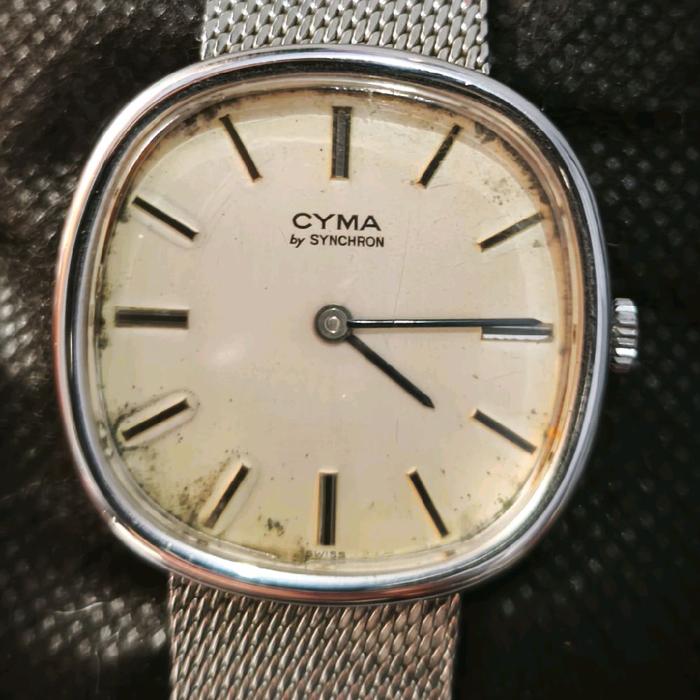 jam tangan cyma Swiss Made
