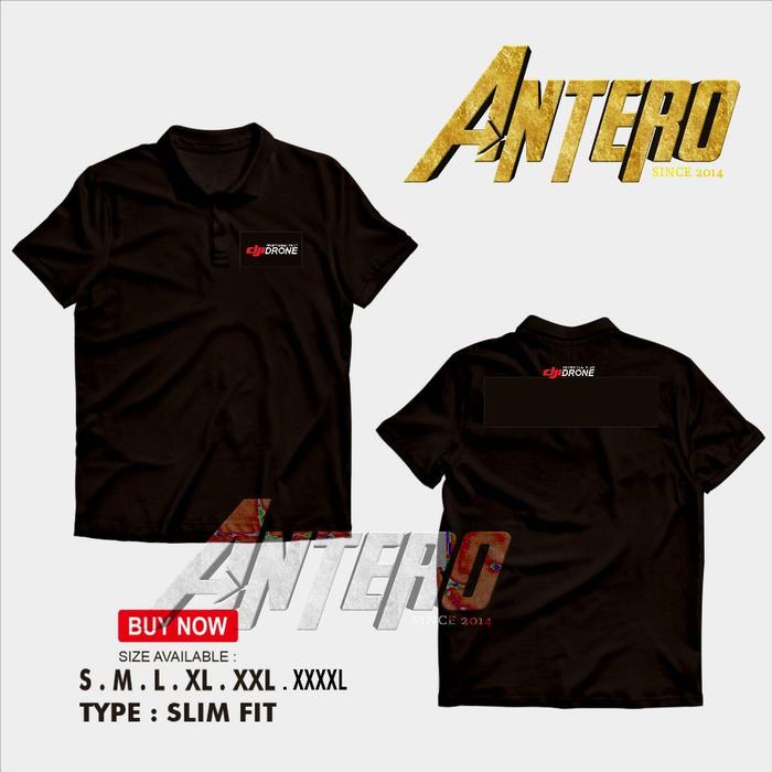 Kaos kerah poloshirt pilot dron DJI Da-Jiang Innovations
