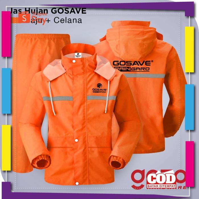 PREMIUM BAHAN TEBAL // jas hujan dewasa original Setelan Baju Celana Topi kangguru mantel hujan teba