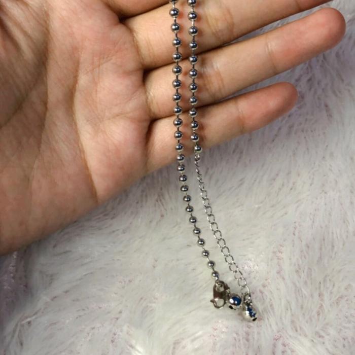 Gelang Kaki Biji Lada Putih