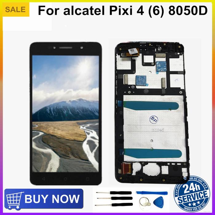6.0'' Original IPS LCD Display For alcatel Pixi 4 (6) 8050D LCD